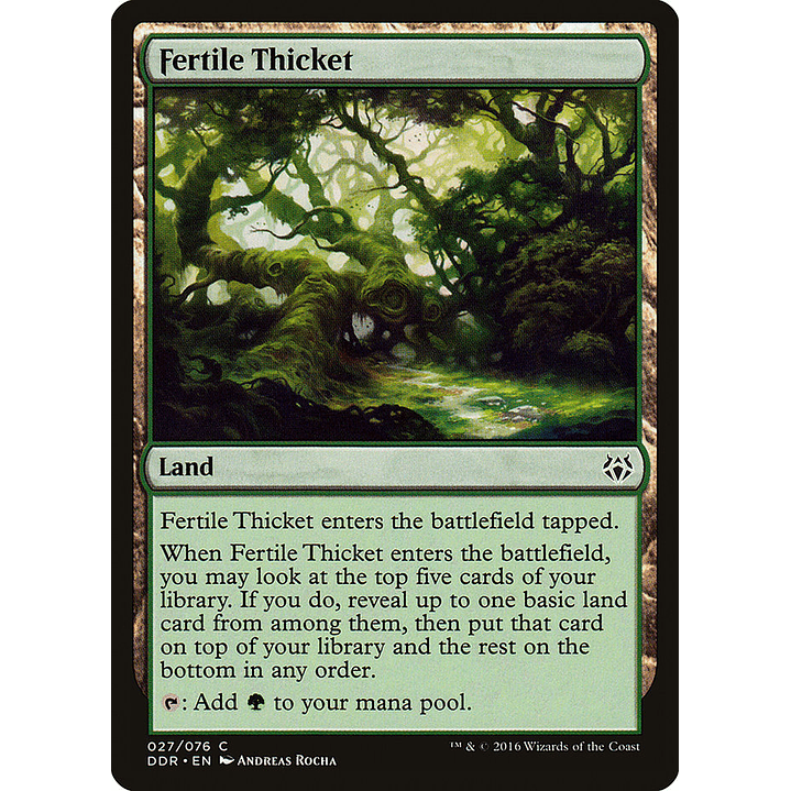 Fertile Thicket | Inglés | NM | DDR 1