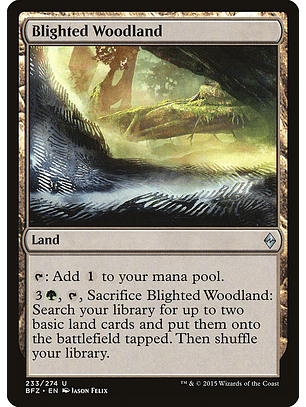 Blighted Woodland | Español | NM | BFZ