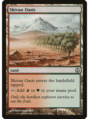 Shivan Oasis | Inglés | NM | DDE