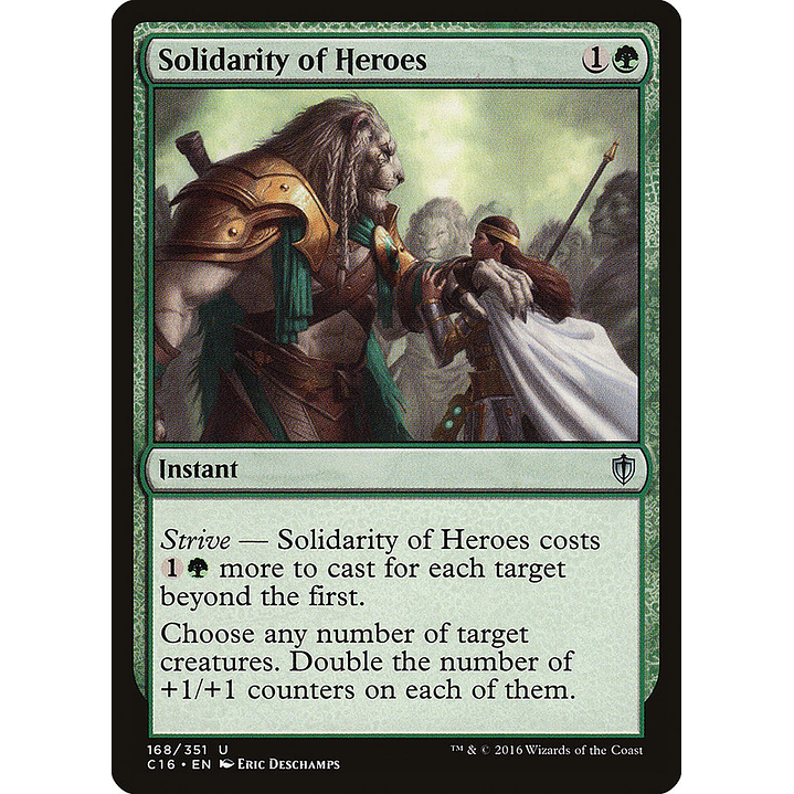Solidarity of Heroes | Inglés | NM | C16 1