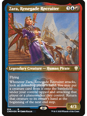 Zara, Renegade Recruiter (Etched) | Inglés | NM | CMR