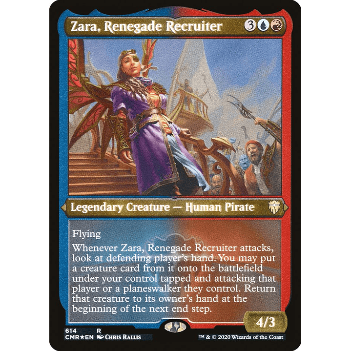 Zara, Renegade Recruiter (Etched) | Inglés | NM | CMR 1