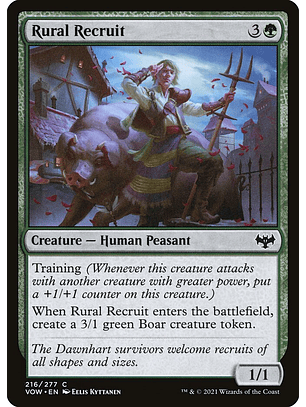 Rural Recruit (foil) | Inglés | NM | VOW