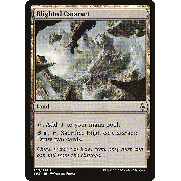 Blighted Cataract | Español | NM | BFZ 1