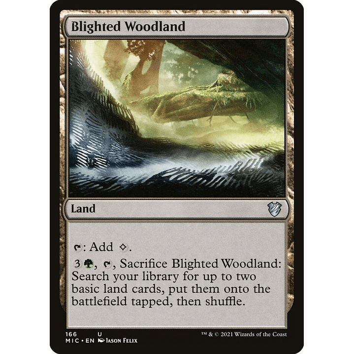 Blighted Woodland | Inglés | NM | MIC 1
