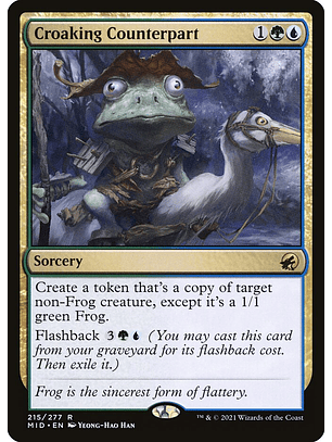Croaking Counterpart (foil) | Inglés | NM | MID