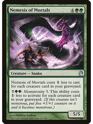 Nemesis of Mortals (foil) | Español | NM | THS