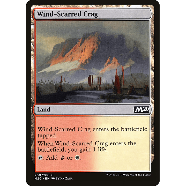 Wind-Scarred Crag | Español | NM | M20 1