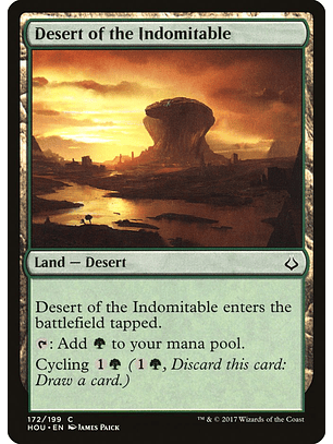 Desert of the Indomitable | Inglés | NM | HOU