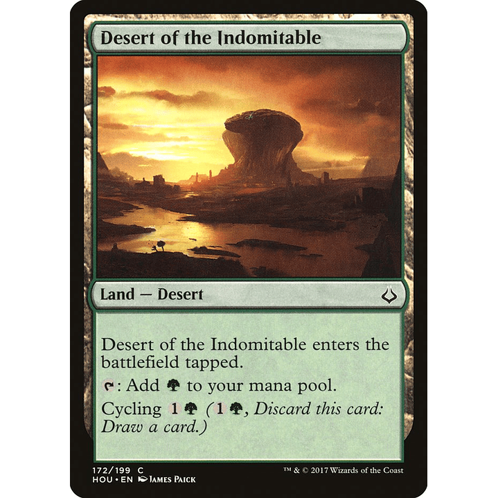 Desert of the Indomitable | Inglés | NM | HOU 1