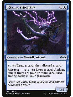 Raving Visionary (foil) | Inglés | NM | MH2