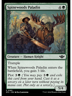 Spinewoods Paladin (foil) | Inglés | NM | OTJ