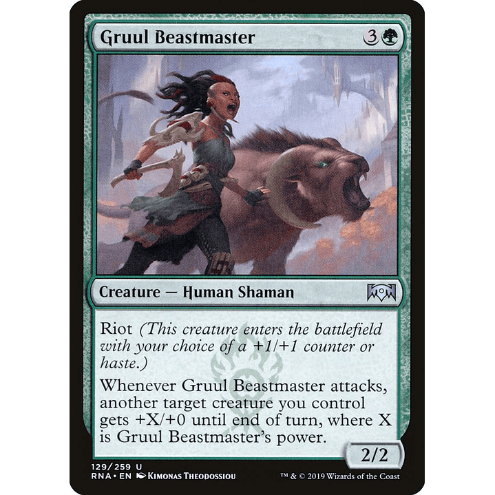 Gruul Beastmaster (foil) | Inglés | NM | RNA 1