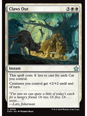 Claws Out | Español | NM | FDN