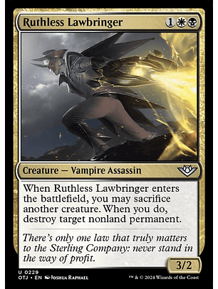 Ruthless Lawbringer (foil) | Inglés | NM | OTJ