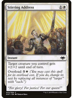 Stirring Address (foil) | Español | NM | MH1