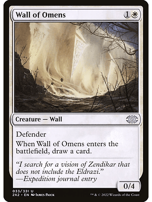 Wall of Omens (foil) | Inglés | NM | 2X2