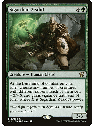 Sigardian Zealot | Inglés | NM | MIC