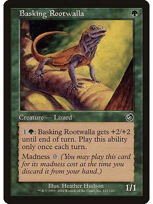 Basking Rootwalla (Retro Frame) | Español | NM | TOR