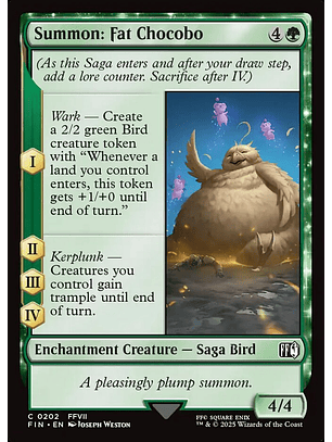 Summon: Fat Chocobo | Inglés | NM | FIN