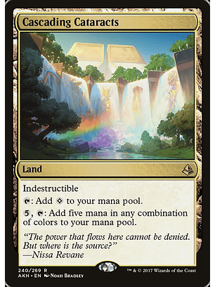 Cascading Cataracts (foil) | Español | NM | AKH
