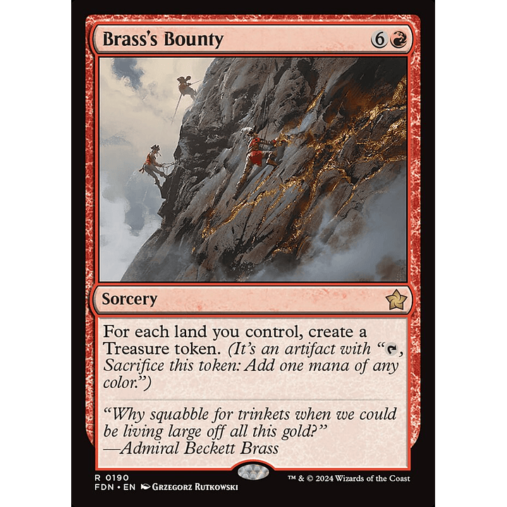 Brass's Bounty | Español | NM | FDN 1