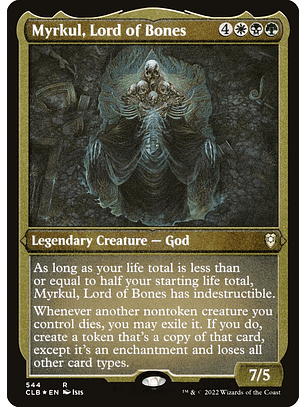 Myrkul, Lord of Bones (Etched) | Español | NM | CLB