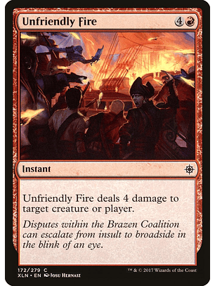 Unfriendly Fire (foil) | Inglés | NM | XLN