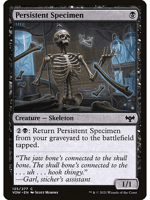 Persistent Specimen (foil) | Español | NM | VOW