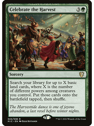 Celebrate the Harvest | Inglés | NM | MIC