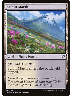 Sunlit Marsh (foil) | Español | NM | DMU