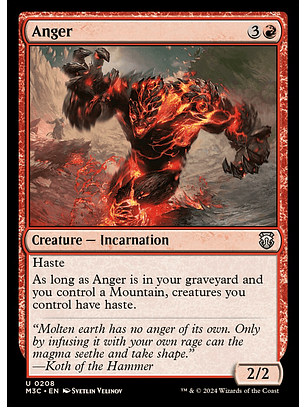 Anger | Inglés | NM | M3C