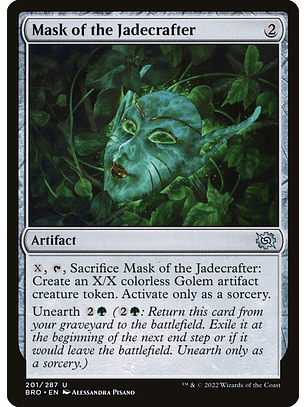 Mask of the Jadecrafter (foil) | Inglés | NM | BRO