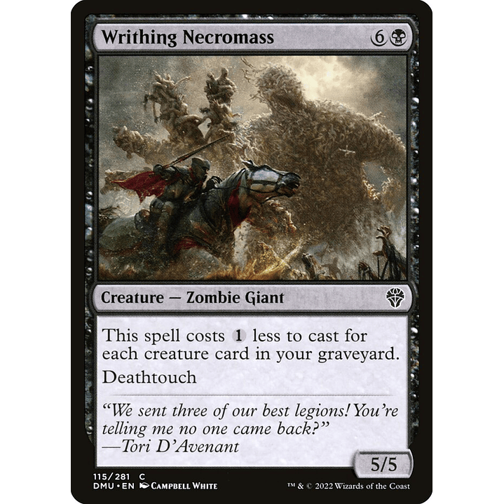 Writhing Necromass (foil) | Inglés | NM | DMU 1