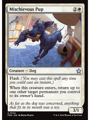 Mischievous Pup | Español | NM | FDN