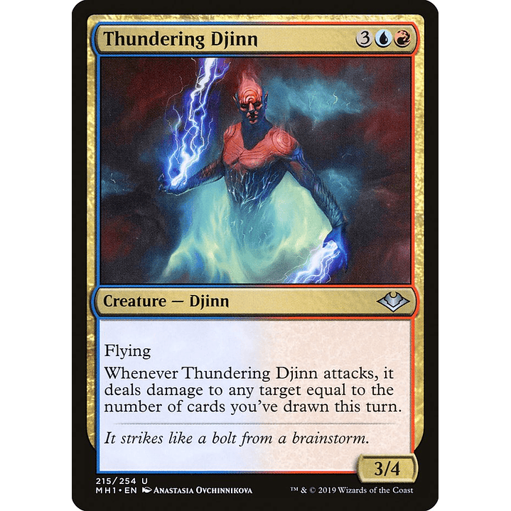 Thundering Djinn | Español | NM | MH1 1