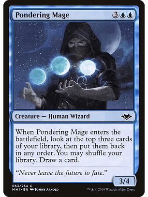 Pondering Mage | Español | NM | MH1