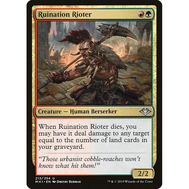 Ruination Rioter | Español | NM | MH1 1