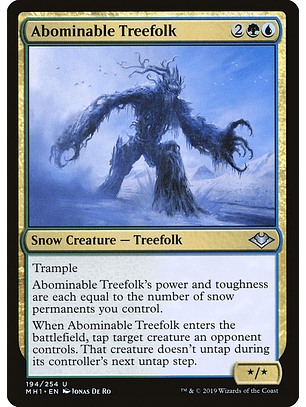 Abominable Treefolk | Español | NM | MH1