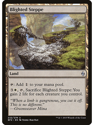 Blighted Steppe | Español | NM | BFZ