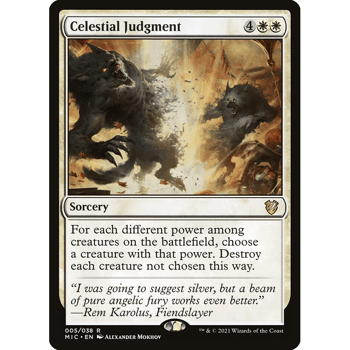 Celestial Judgment | Inglés | NM | MIC 1