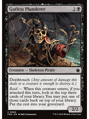 Gutless Plunderer | Español | NM | FDN