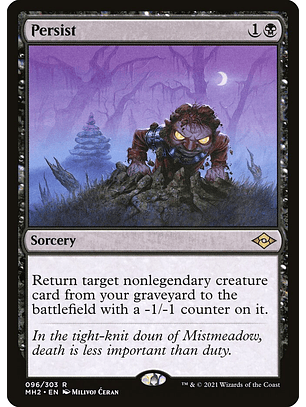 Persist | Inglés | NM | MH2