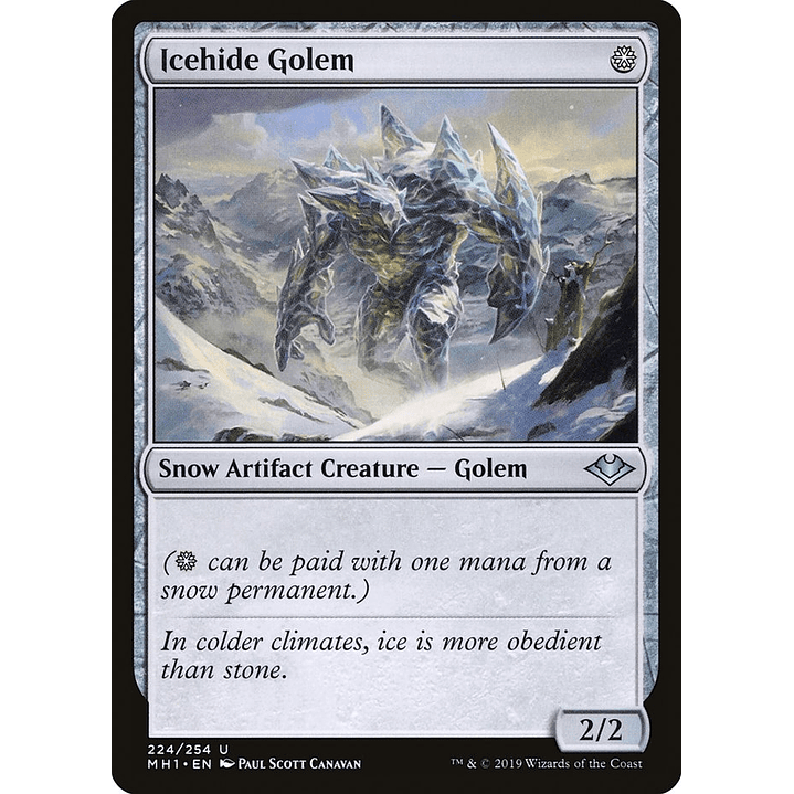 Icehide Golem | Español | NM | MH1 1