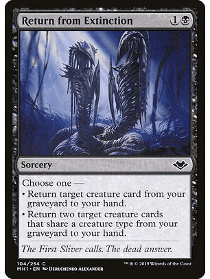 Return from Extinction | Español | NM | MH1