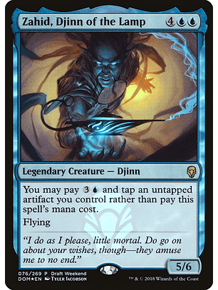 Zahid, Djinn of the Lamp (foil) | Español | NM | PDOM