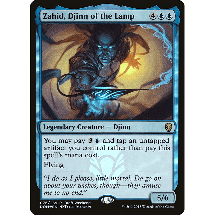 Zahid, Djinn of the Lamp (foil) | Español | NM | PDOM 1