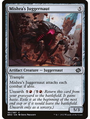 Mishra's Juggernaut (foil) | Inglés | NM | BRO