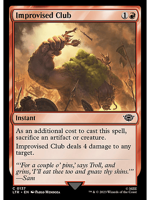 Improvised Club (foil) | Español | NM | LTR