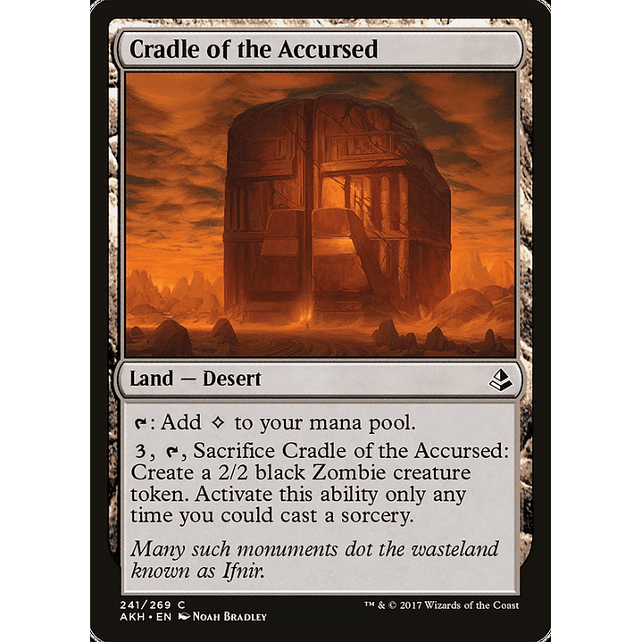Cradle of the Accursed | Español | NM | AKH 1